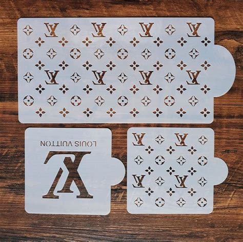 reusable louis vuitton stencil|Louis Vuitton stencils for sale.